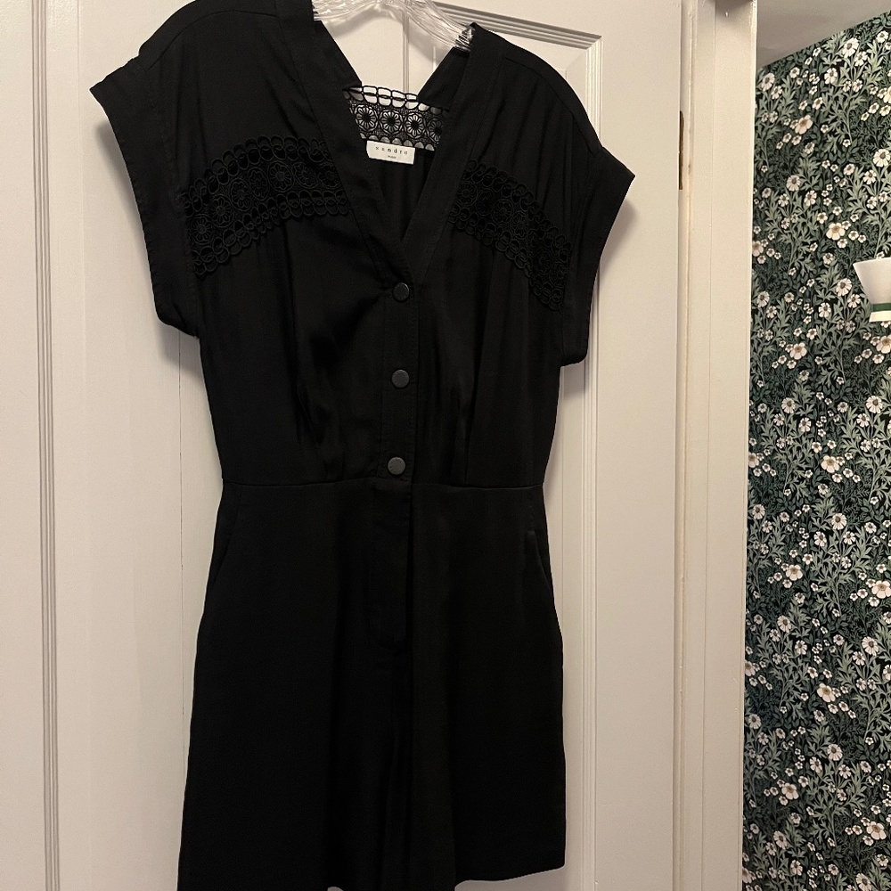 Black Sandro romper